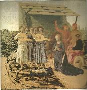 Piero della Francesca nativity oil on canvas